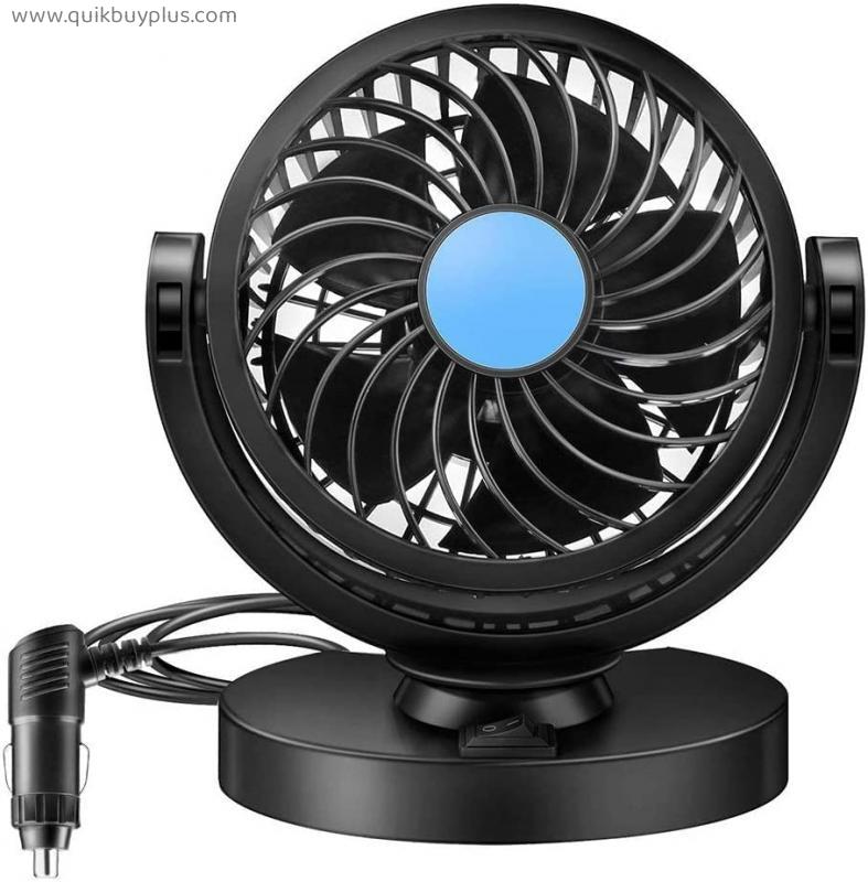 LIUCHANG 12 V Single Fan Car Interior Accessories Car Cooling Swing Dashboard Ventilation Fan Summer Cooling Air Circulator Fan liujiapeng55