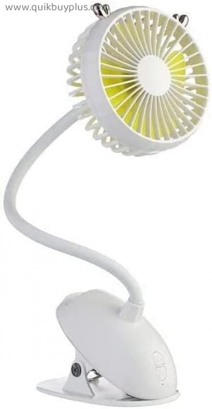 LIUCHANG Clip USB Desk Fan Battery Operated Personal Small Desktop Fan for Indoor Office Table Dormitory Room Bed Baby Cart (Color : A) liujiapeng55