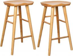 LIYANLCX Set of 2 Backless Kitchen Counter Height Bar Stool, Solid Wood Counter Height Barstool for Breakfast Living Room