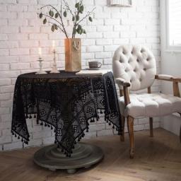 Lace Tablecloth For Table Crocheted Cotton Bistro Table Cloth Dining Table Cover Wedding Tapete Nappe De Table Mantel Mesas