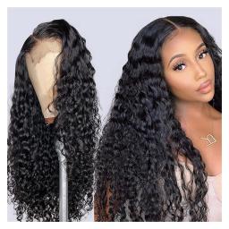 Lace Wigs 8-40 Inch Curly Lace Front Human Hair Wigs for Women Fulll Pre Plucked 13x4 Hd Frontal Brazilian Short Bob Deep Water Wave Wig Human Hair Wigs