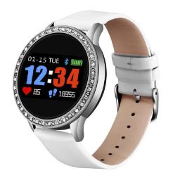 Ladies Smart Watch Noble Diamond Watch Waterproof Sports Fitness Tracker Heart Rate Blood Pressure Pedometer