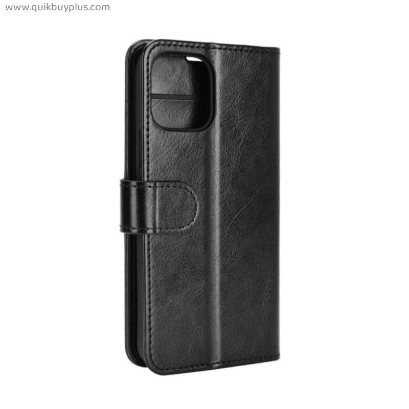 Leather Wallet Case for iPhone 12/12 Pro Luxury Flip Cover Coque Card Slots Magnetic Leather Phone Case Mobile Phone Case