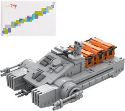 Lingxuinfo 539Pcs Hovertank TX-225 Occupier Space War Universe Sci-fi Future Interstellar Tank Model Bricks Kit Building Blocks Set, Collectible Model Military Set