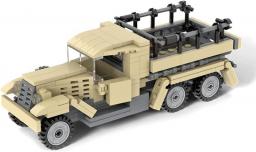 Lingxuinfo Military Series Building Blocks Truck Vehicle Model - Type 94, 258Pcs Military Armored Car Model Building Blocks Set