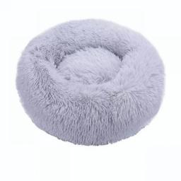 Long Plush Dog Bed House Dog Mat Winter Warm Sleeping Cats Nest Soft Long Plush Dog Basket Pet Cushion Portable Pet Bed