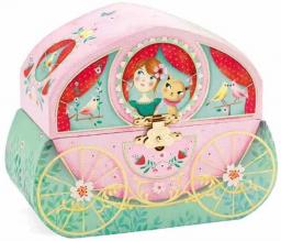 Love Box Exquisite Music Box Beautiful Jewelry Box Character Rotating Storage Music Box Suitable for Girls Birthday Gifts Wood Box (Color : A)