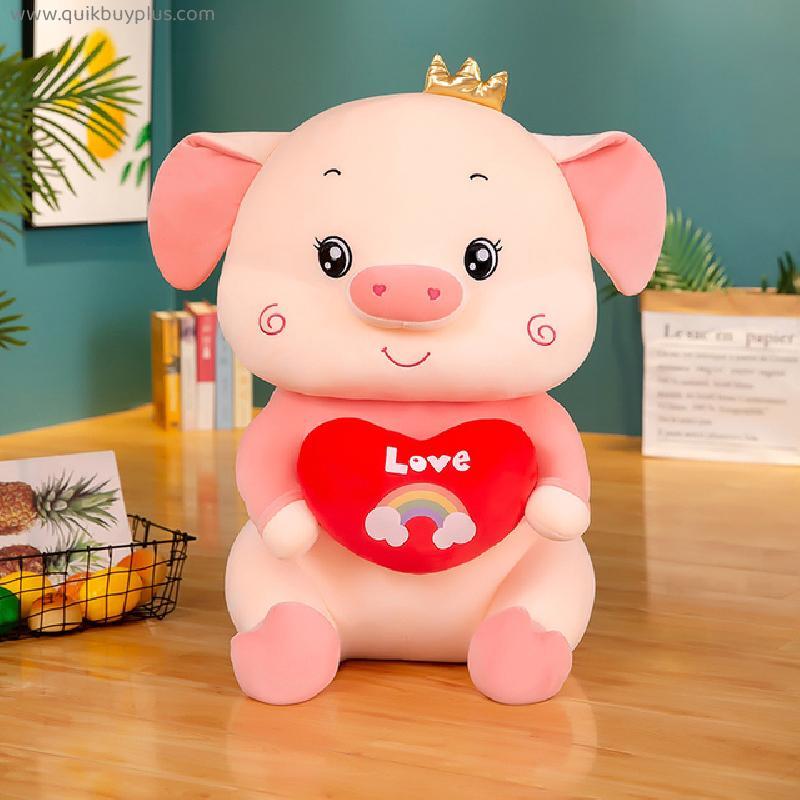 Lovely Giant Pig Plush Toys Stuffed Animal Doll Plush Pink Pig Toys for Children Soft Lying Piggy Pillow Cute Birthday Gift