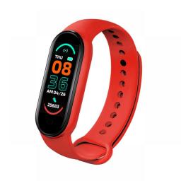M6 Plus Sports SmartWatch Heart Rate Blood Pressure Monitoring Waterproof Smart Bracelet Men's Women's Multi-function Watches