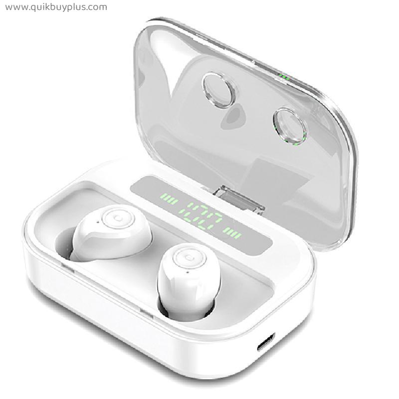 M7S Tws Wireless Headphones sports Earbuds Bluetooth 5.0 Earphone HD CALL Headset with charging bin for smartphone