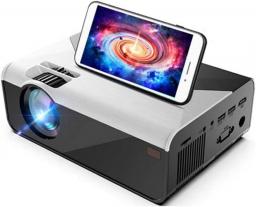 MINI Projector Support 1080P 3000 Lumen Optional Android Wifi Bluetooth for Phone LED Projector 3D Home Movie ( Size : Basic version )