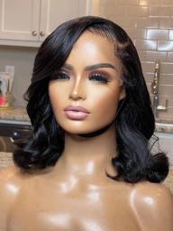 MMED Wig Body Wave 13x4/13x6 Lace Front Wig Human Hair Wigs for Women Short Bob Wig Hair 4x4 Lace Closure Wig 150% Density,14inches, 13x6 Lace Front Wig