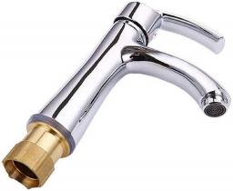 MWKLW Single Handle Pull-Out Kitchen Sink Faucets Copper Hot and Cold Water Faucets