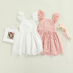 Ma&Baby 1-5Y Toddler Kid Girls Dress Pricness Lace Ruffle Sleeveless Tutu Party Birthday Dresses For Girls Clothing Costumes D01