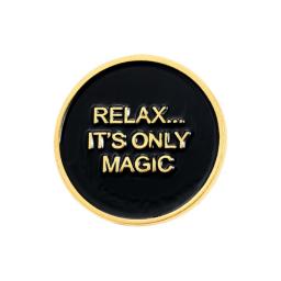 Magic Enamel Lapel Pins Fashion Phrase Brooches Badges Round Pins Jewelry Gifts For Friends