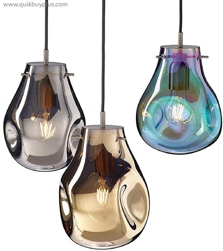 Man dream Ceiling Pendant Light, Crystal Glass Dining Room Chandelier, Bedroom Bedside Small Hanging Light, Bedroom Room Pendant, Fixtures for Bedroom, Entryway, Dining Room, Girls Room (Color : C)