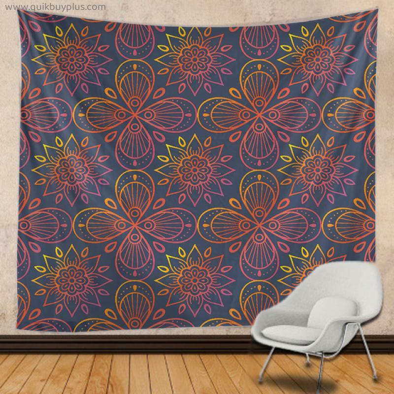 Mandala Tapestry Hippie Macrame Tapestry Wall Hanging Boho Decor  Witchcraft Tapestry