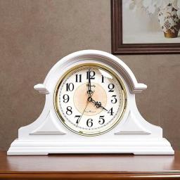 Mantel Clock Retro Mantle Clock Quartz Movement Silent Mantel Clock Vintage Table Clock Suitable For Living Room And Bedroom Mantel