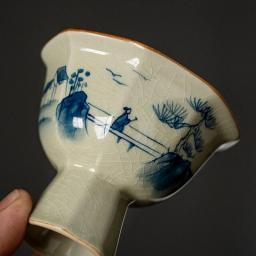 Master Hand Painted Cups Ceramic Opening Landscape Pottery Tea Cup Set Teaware Bowl For Tea Ceremony Coffee Mugs Teacup Zen