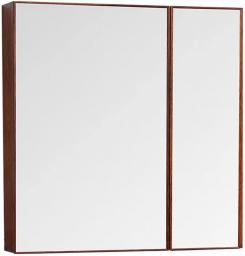 Medicine Cabinets Full Bathroom Mirror Cabinet With Frameless Double-Sided Mirror Door 2 Doors Aluminum Bathroom Waterproof And Rustproof (Color : White, Size : 707013cm)