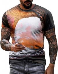 Men's Fitted T-shirt Crew Neck Short Sleeve Mens Shirts Comfort T-shirts Print Graphic Tees Casual Tops Blouse
