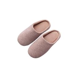 Men Indoor Slippers Soft Plush Cotton Slippers Non-slip Floor Shoes Solid Color Thin Home Sock Slipper Men’s Slides For Bedroom