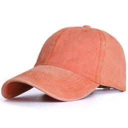 Men Solid Color Baseball Cap Washing Cap Trucker Outdoor Sunshade Hat Ladies Adjustable Buckle Baseball Cap
