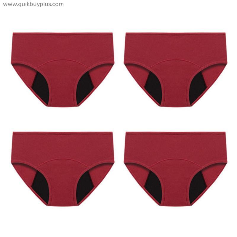 Menstrual Women's Panties Women's Panties Women's Cotton Panties Plus Size Leak-Proof Lingerie Women's Absorbent Panties