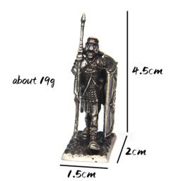 Metal Copper Lost Roman Legion Shield Bow Arrow Spear Soldiers Model Desktop Toy Decorations Game Ornaments Character Figurines