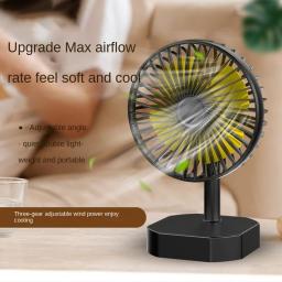 Mini Mute Small Fan Office Bedroom Desktop Stretch Small USB Electric Fan Student Dormitory Air Cooler For Room Portable Fans