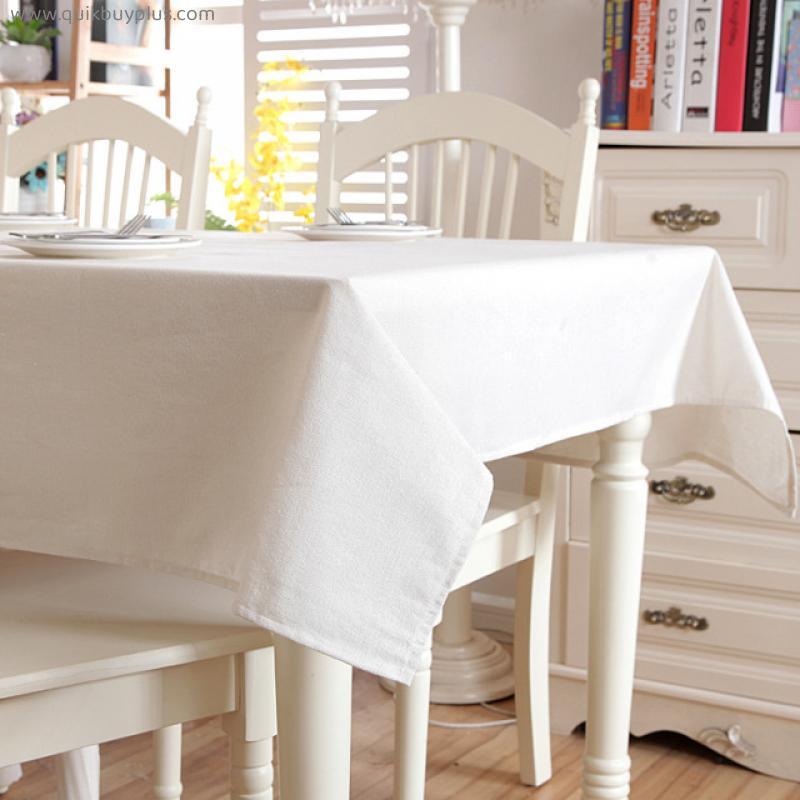 Modern Rectangular Tablecloth Lace Geometry Rhombus Cotton Linen Dining Table Cloth Washable Tea Table Fabric for Home Decor