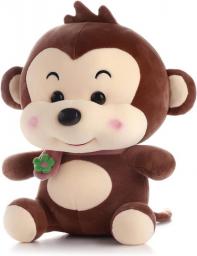 Monkey Plush Toy, 35 cm Large Stuffed Toy Throw Plush Doll Soft Fluffy Friend Hugging Pillow