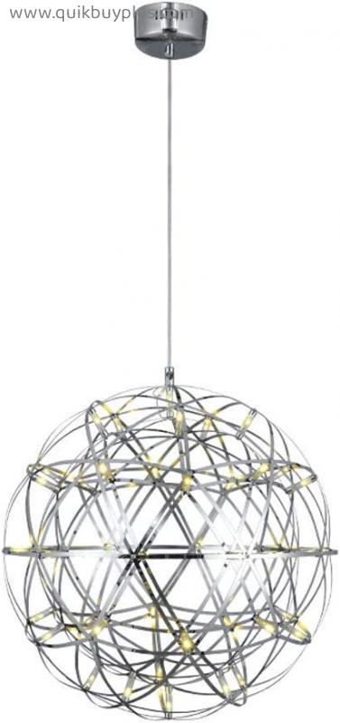 MozenyLED 6W Creativity Firework Ball Chandelier Nordic Simplicity Iron Lampshade Pendant Light Iron Material Hanging Lamp Living Room Clothing Store Hallways Ceiling Lamp 3000K