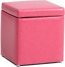 NXYJD Footstool,Small Square With Storage, Rich Faux Leather,Pink, Yellow,30 * 30 * 35 Cm (Color : Yellow)