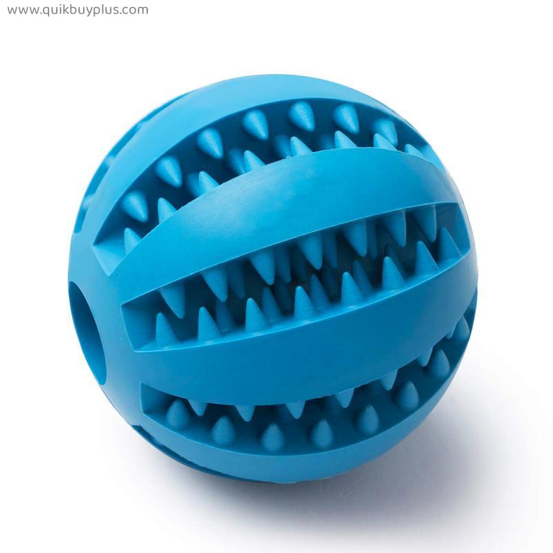 Natural Rubber Pet Dog Toys Dogs Chew Toys Tooth Cleaning Treat Ball Extra-tough Interactive Elasticity Ball for Pets Products