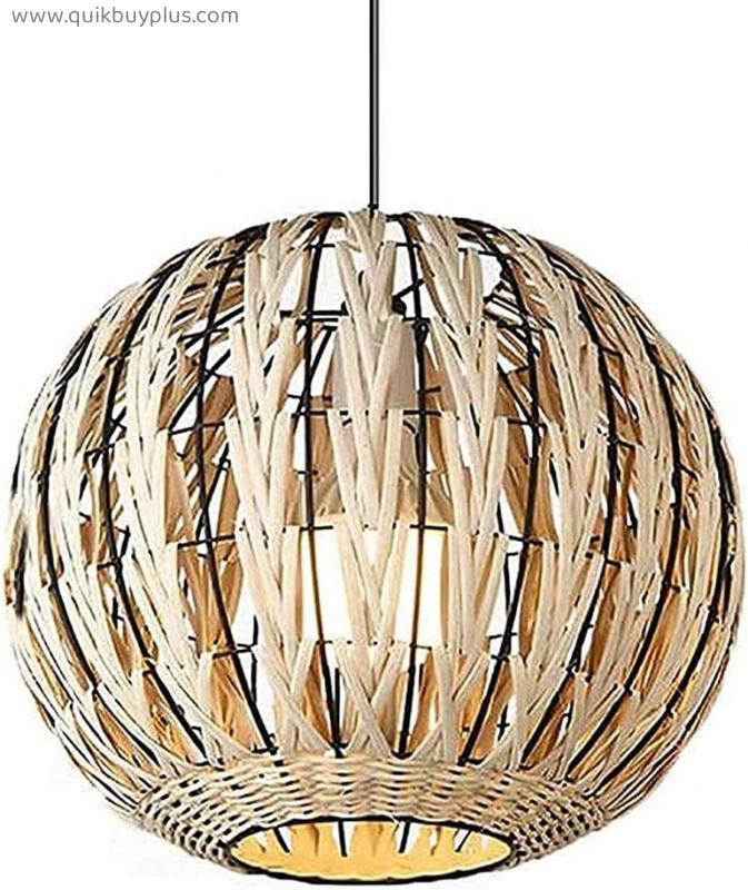 Natural Vine Pendant Light Fixture Living Room Decoration Lights and Lighting Bamboo Lighting Fixture Chandelier Compatible with Living Room Bedroom Restaurant Cafe Teahouse Bar Dining Room Club ,Home