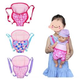New 18IN Baby Doll Carrier Backpack Toy Shoulder Bag Doll Accessories for Baby Doll Newborn Handmade Toddler Dolls