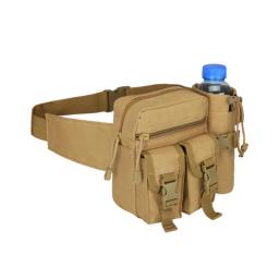 New Camouflage Tactical Multi-purpose Kettle Waist Bag Sports Water Bottle Pocket Canvas Unisex Fanny Hip Purse Travel Running