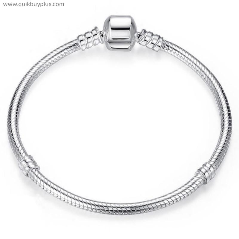 New Fashion Silver Plated Snake Chain Bracelet for Women Bracelet Jewelry Making High Quality