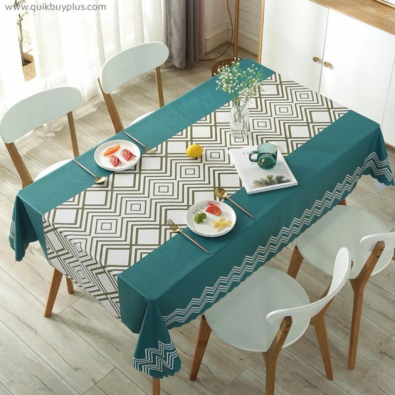 New Printe Rectangle Round Table Cloths Waterproof  Plastic PVC Oilproof Tablecloths Table Cover Home Decor Christmas Tablecloth