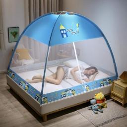 New Yurt Mosquito Net Installation-free Foldable Mosquito Net Tent For Single Double Bed Mosquitera Canopy Netting Kids Bed Tent