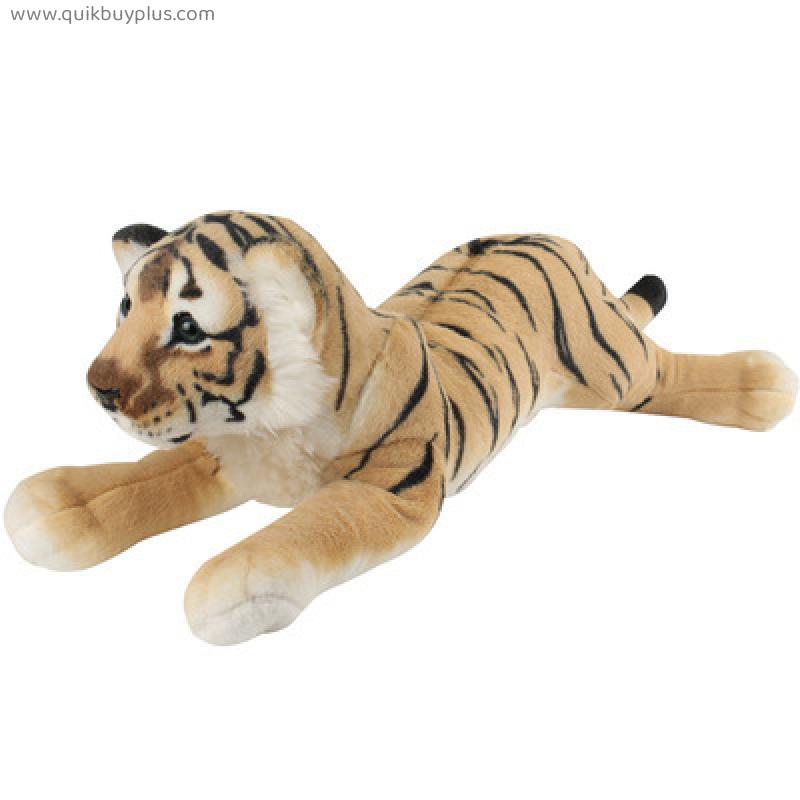 New simulation tiger, lion and leopard plush plush animal cute doll children's birthday gift toy soft pillow Christmas