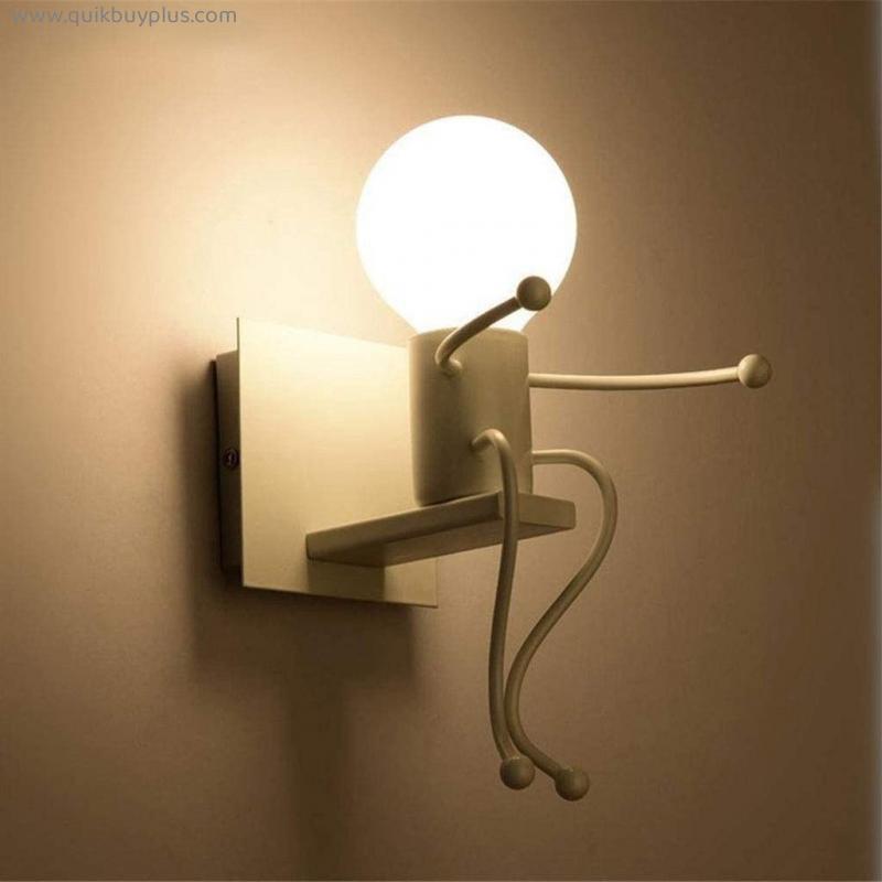 Nologo WHJYO Reading Lamps, Wall Mounted Reading Light for Bed Headboard Plug Wired Sconce Lamp