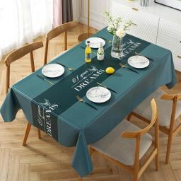 Nordic Bohemian Printing Rectangular Tablecloths for Table Party Decoration Waterproof Polyester Dining Tables Cover