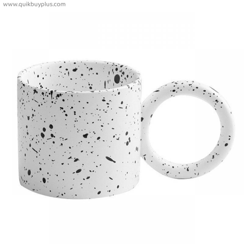 Nordic Coffee Mugs Ins With Big Handgrip Ceramics Water Tea Cups Milk Breakfast Drinkware Coffeeware
