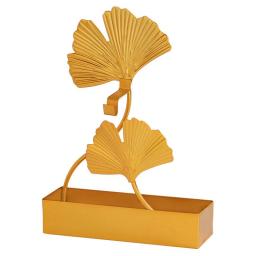 Nordic creative ginkgo leaf mosquito coil box incense holder ornaments summer fireproof mosquito coil stand holder