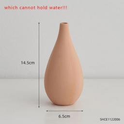 Nordic ins Minimalism Home Decor small vase ceramic vases for decoration coffee table Dried Flower vase dining table decorative