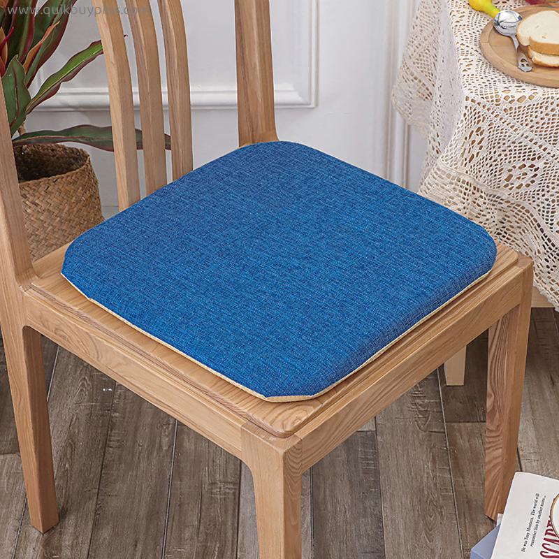 Office Memory Foam Chair Cushions Premium Non Slip Overstuffed Square Dining Chair Pads Comfort Thicken Tatami Floor Mat Breathable Cushion