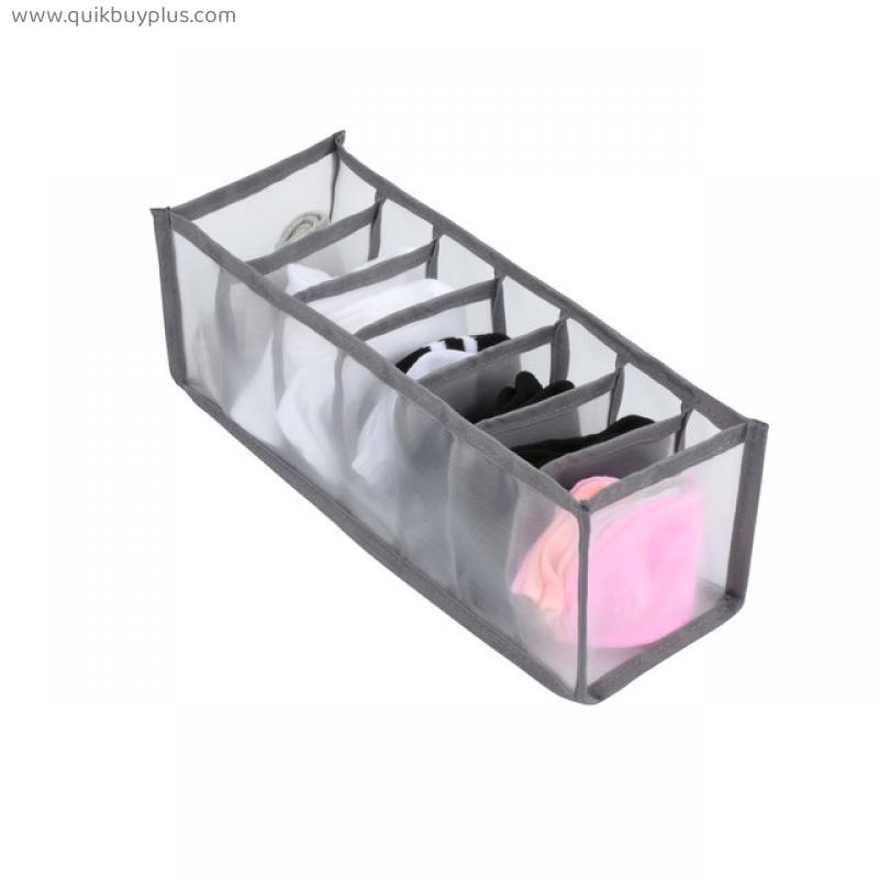 Organizer for Underwear Storage Boxes for Socks Bra Home Washable Foldable Separated Storage Dressing Organizers Divider Boxes