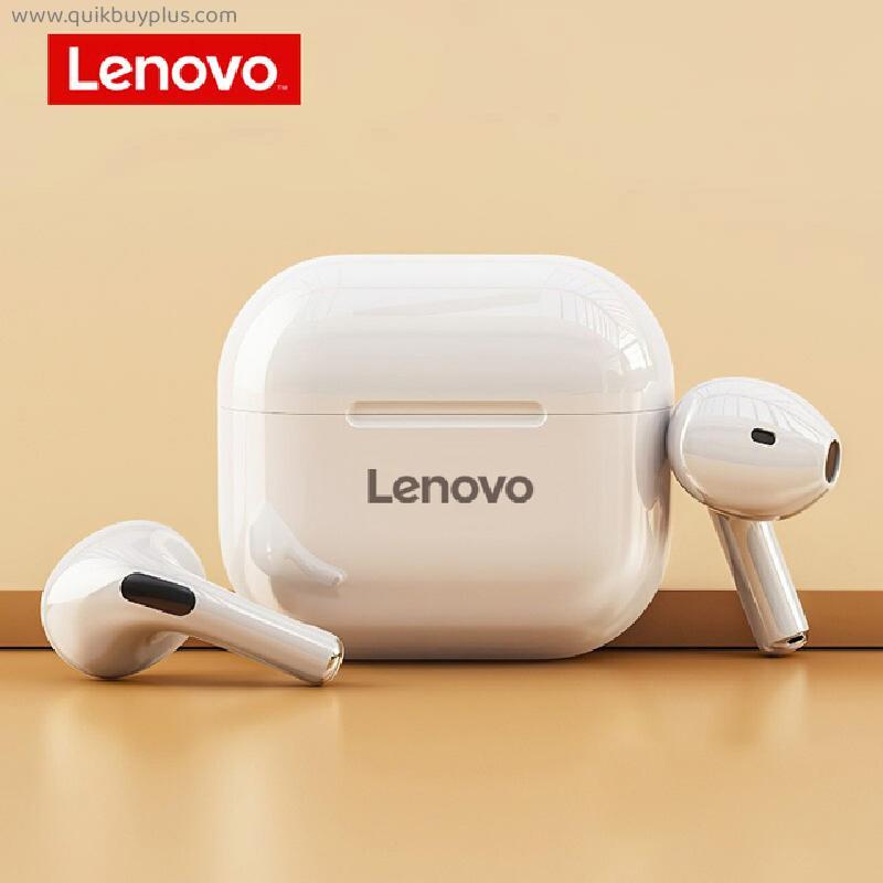 Original Lenovo LP40 TWS Wireless Bluetooth Earphone Touch Control Headphone Type-C Low Latency Headset Noise Canceling Earbuds